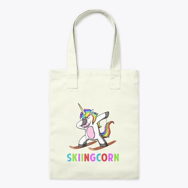 Skiingcorn Skiing Unicorn Dabbing